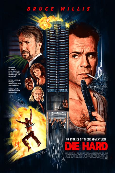 die hard 1988 poster|die hard collection poster.